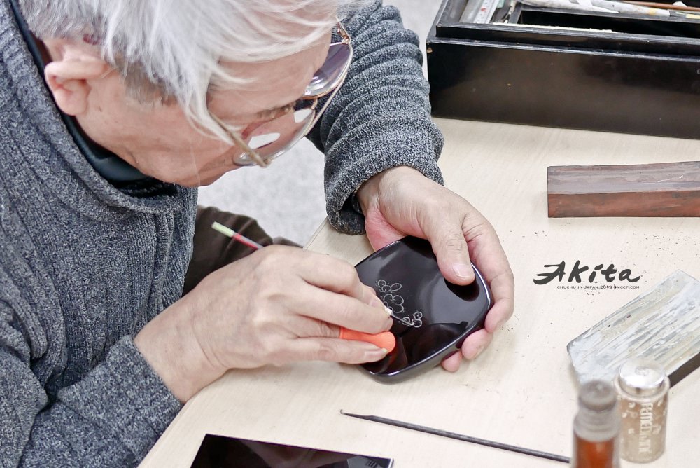 日本秋田｜川連漆器傳統工藝館。DIY漆器體驗(可以帶回家)！超美餐具筷子買回家收藏！